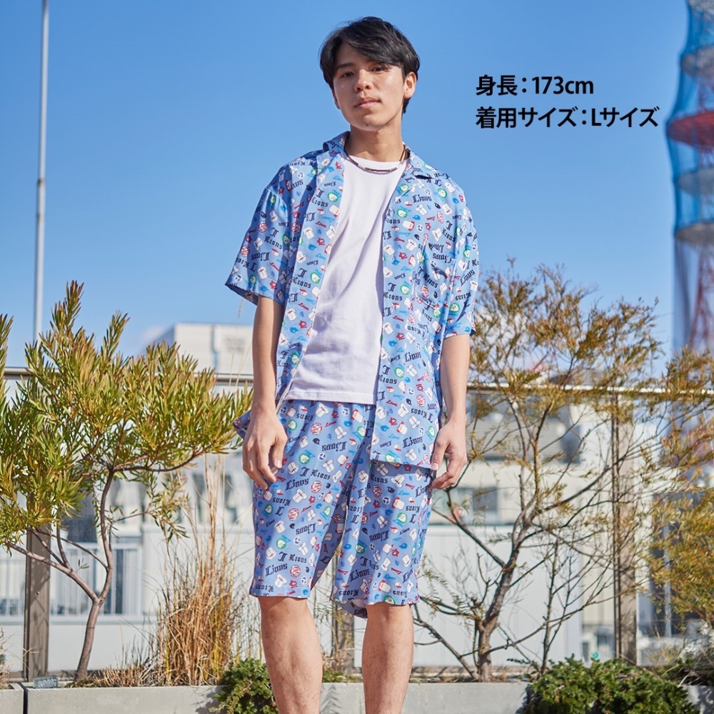 西武獅 歷代LOGO夏威夷襯衫套裝-細節圖8