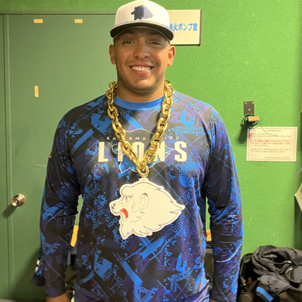 西武獅 粗項鏈-細節圖2