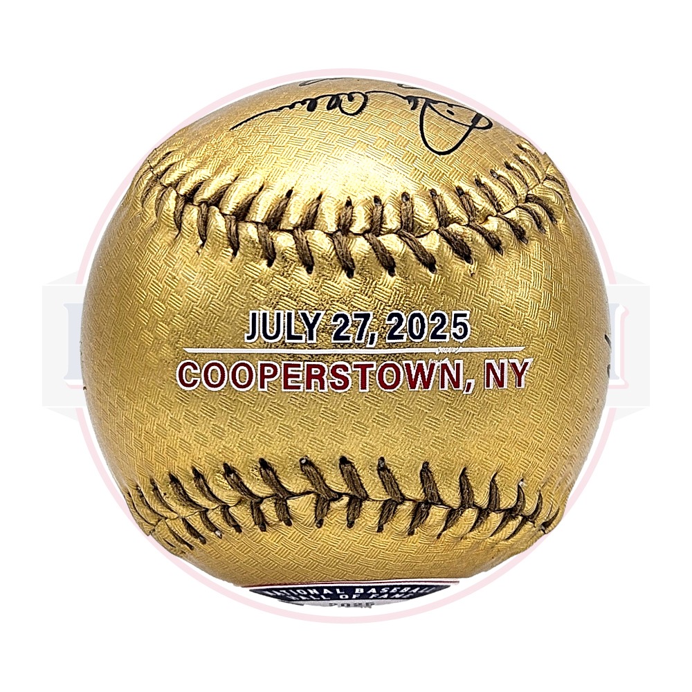 古柏鎮名人堂 2025名人堂入選球員紀念印刷簽名金球-細節圖3