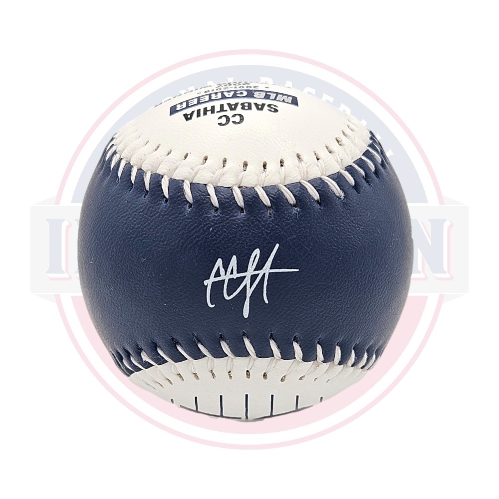 古柏鎮名人堂 CC Sabathia  名人堂入選紀念球-細節圖3