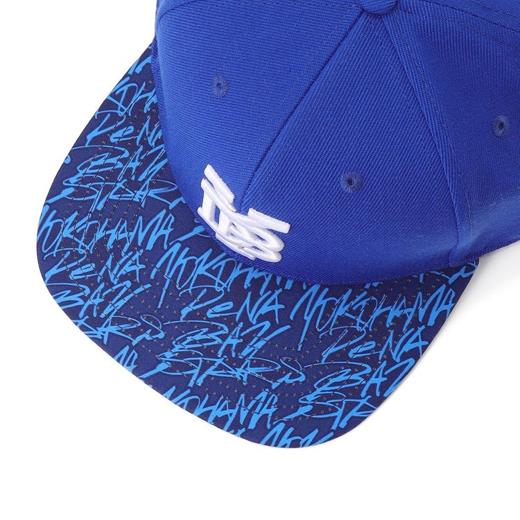 橫濱海灣之星 藍色平沿帽-細節圖4