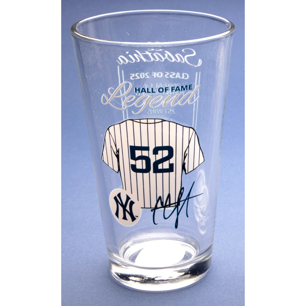 古柏鎮名人堂 CC Sabathia 啤酒杯-細節圖2