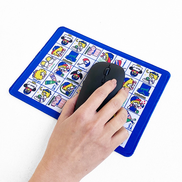 養樂多燕子 藍色滑鼠墊-細節圖2