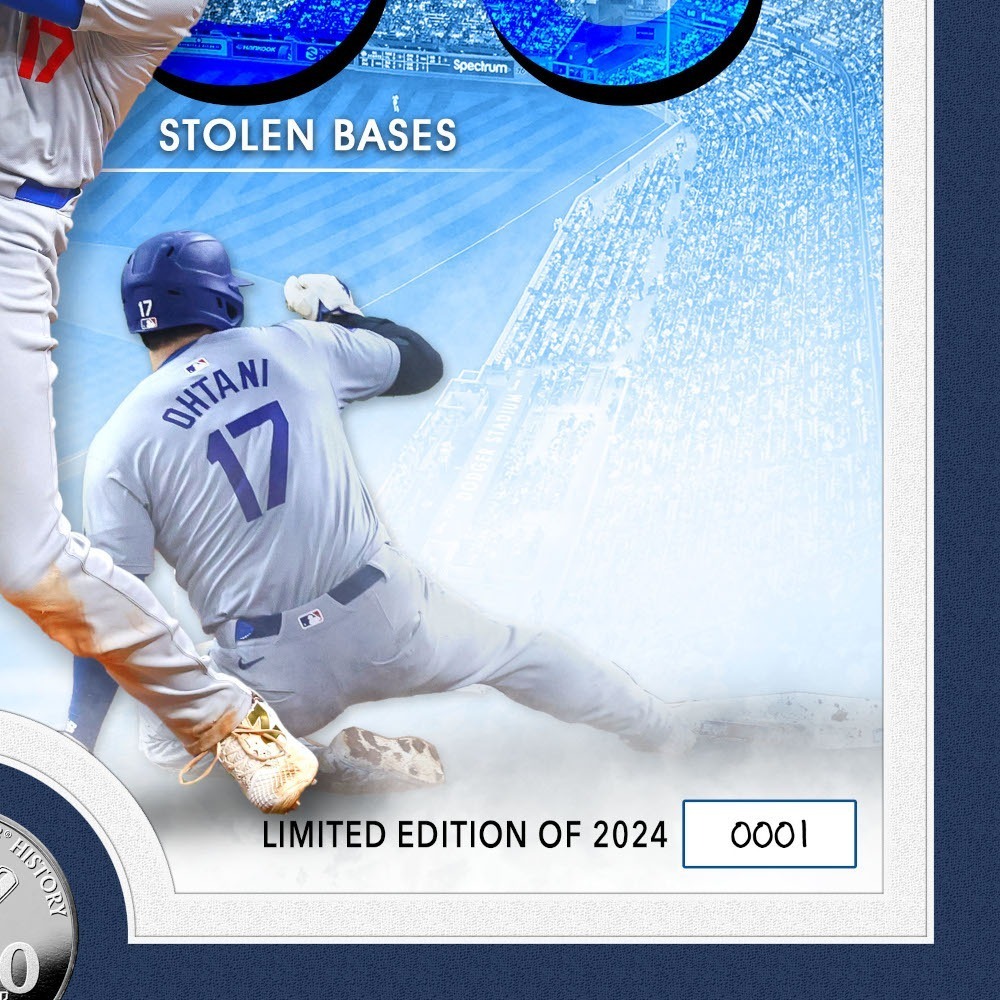 大谷翔平 5050 銅幣紀念相框1-細節圖3