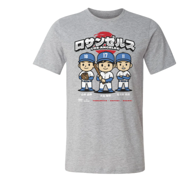 洛杉磯道奇 D Chibi Anime T恤-細節圖2