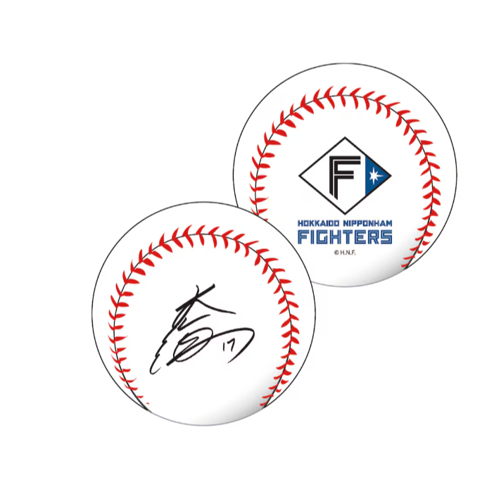 北海道火腿鬥士 球員印刷簽名球-細節圖4