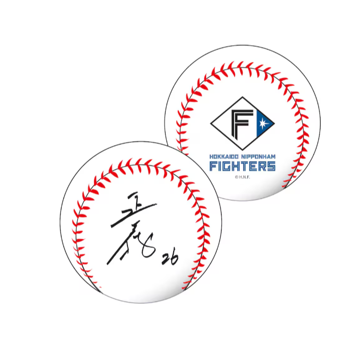 北海道火腿鬥士 球員印刷簽名球-細節圖5