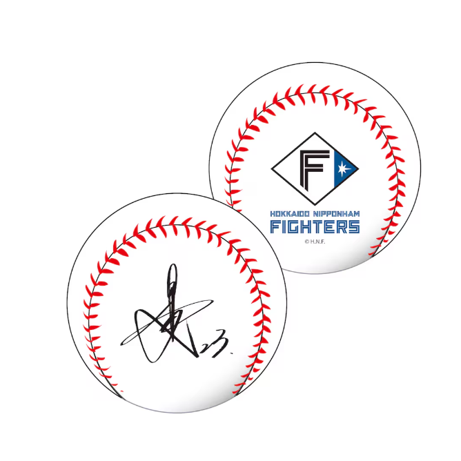 北海道火腿鬥士 球員印刷簽名球-細節圖7