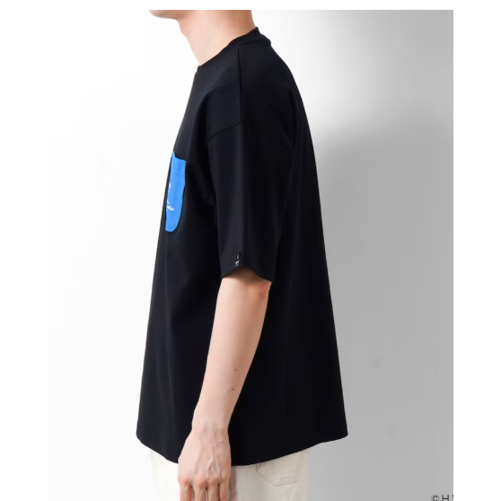 北海道火腿鬥士 黑色口袋T恤-細節圖4