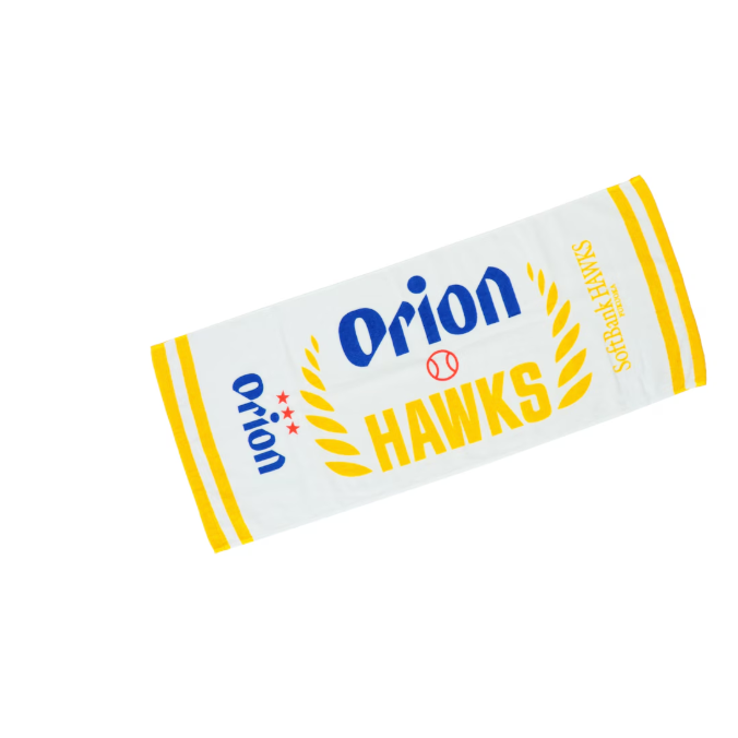 福岡軟銀xOrion啤酒 毛巾(兩色)-細節圖2