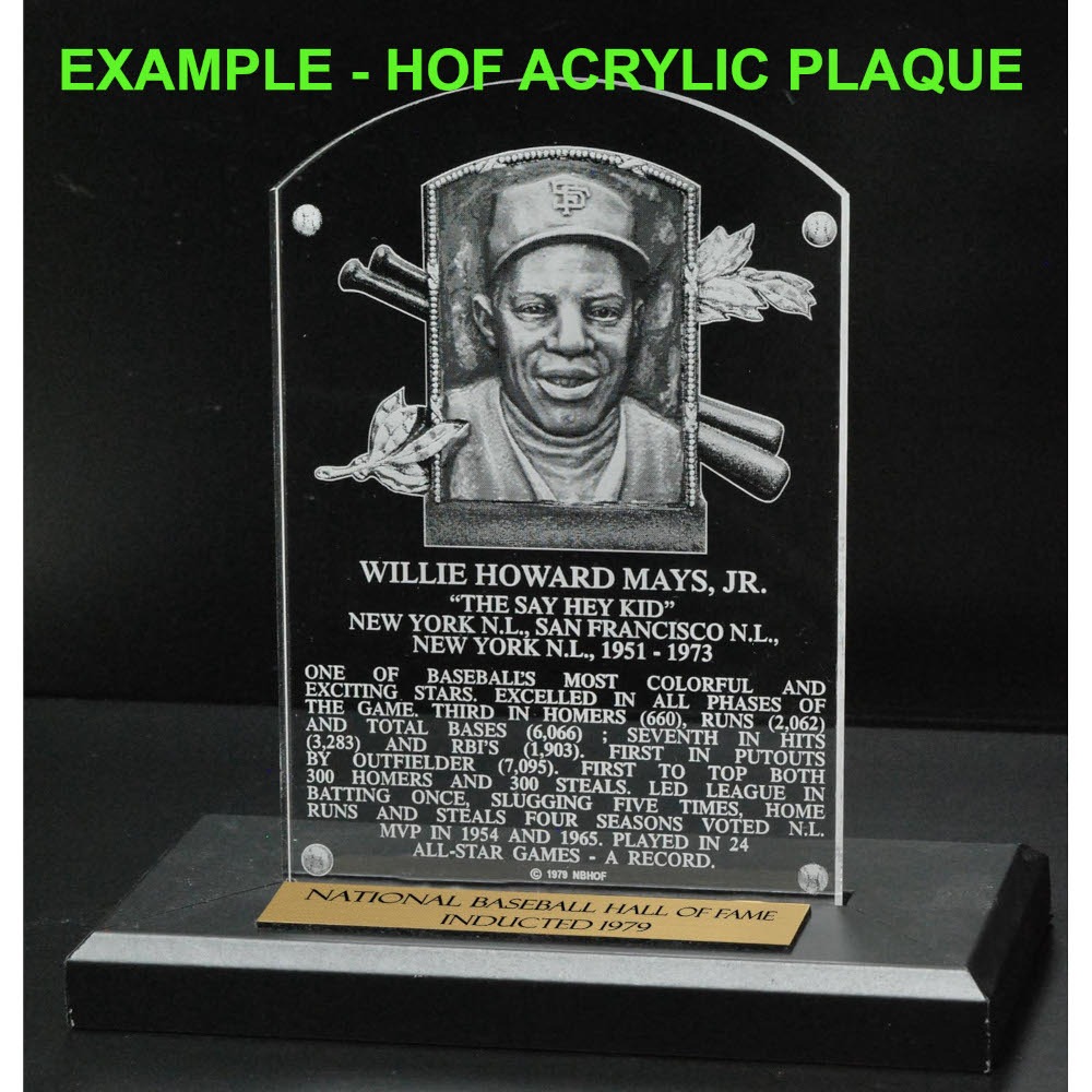 古柏鎮名人堂 鈴木一郎 名人堂壓克力紀念牌-細節圖2