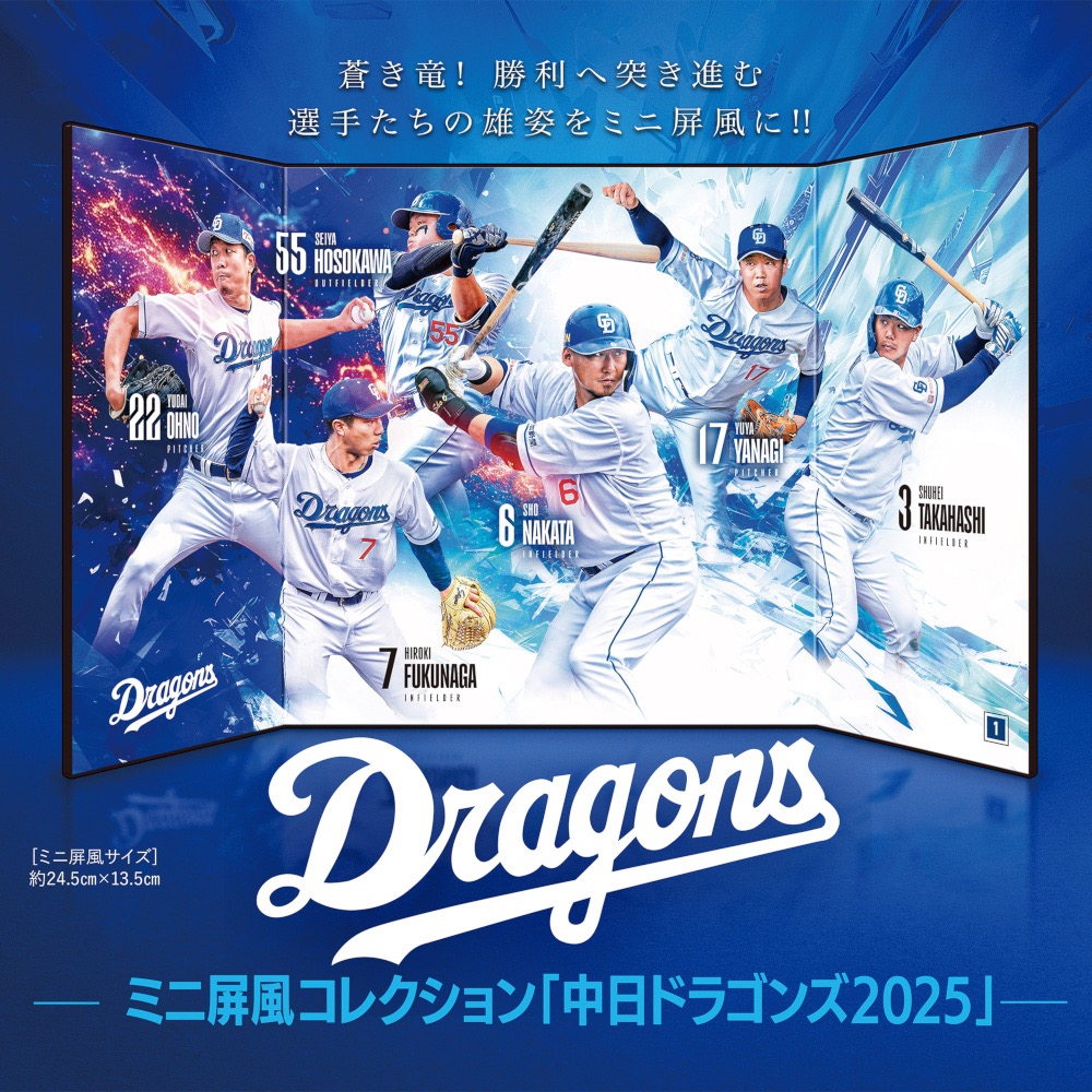 中日龍 迷你屏風組（四入）-細節圖2