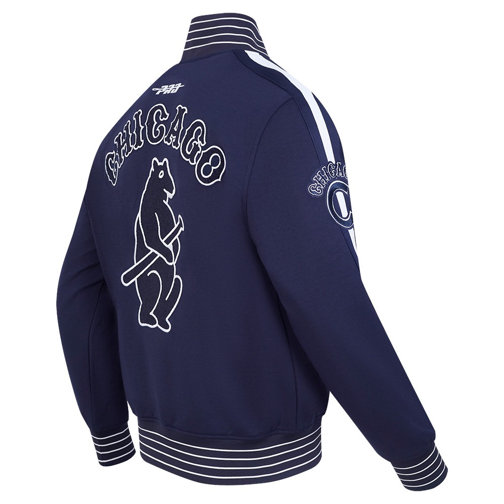 古柏鎮名人堂 Pro Standard 芝加哥小熊 雙層針織棒球外套-細節圖2