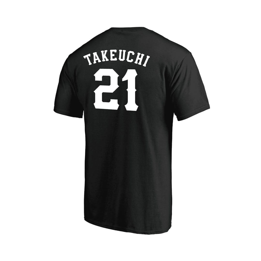 西武獅 黑色球員背號T恤-細節圖2