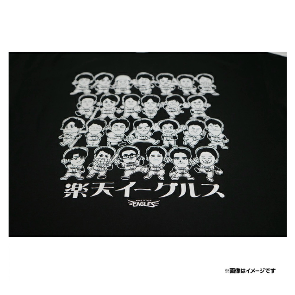 樂天金鷹 少年漫畫風 全員集合T恤-細節圖3