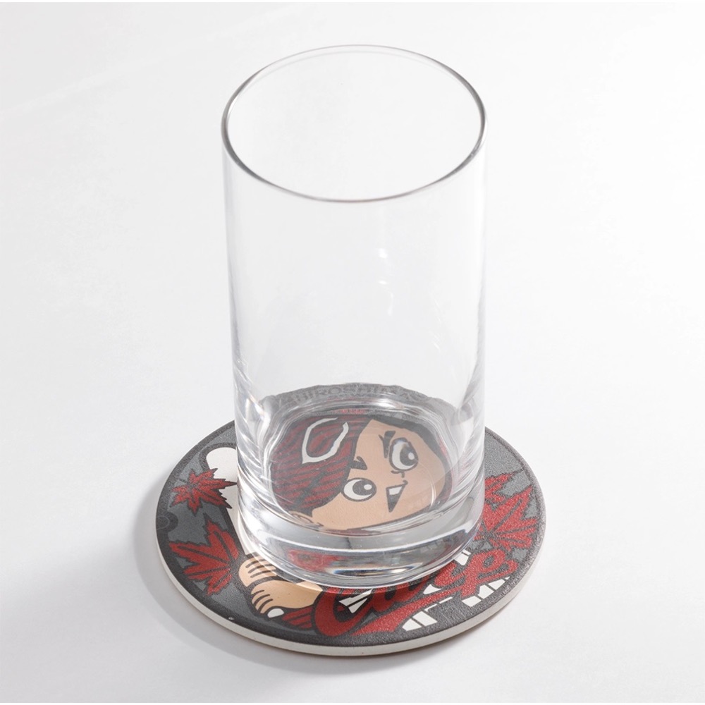 廣島鯉魚 美濃燒吸水杯墊-細節圖2