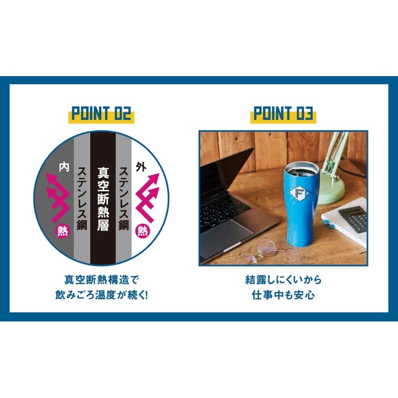 北海道火腿鬥士 不鏽鋼杯-細節圖4