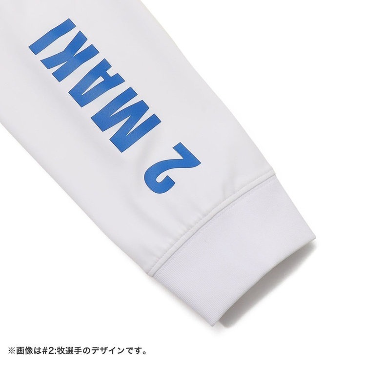 橫濱海灣之星 涼感防紫外線白色長袖T恤-細節圖2