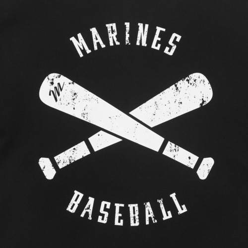 千葉羅德海洋 NCE 球棒印花T恤（兩色）-細節圖4