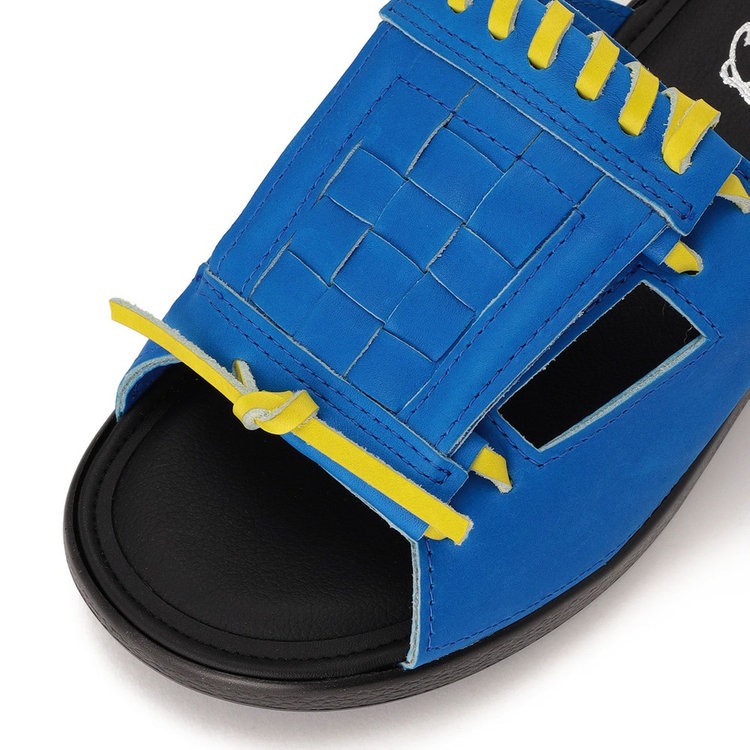 橫濱海灣之星 真皮手套涼鞋-細節圖2