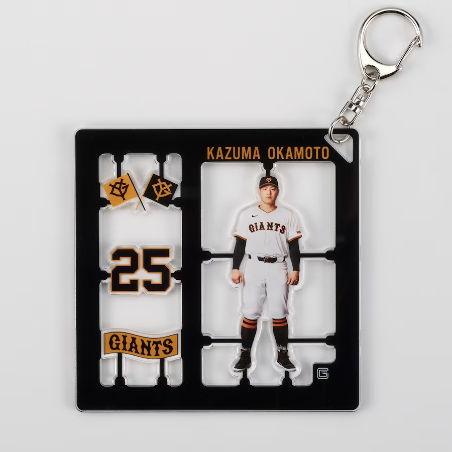 讀賣巨人 球員模型風鑰匙圈-細節圖2