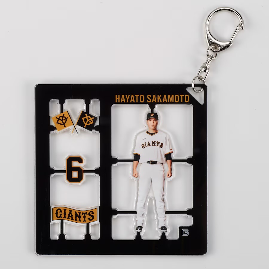 讀賣巨人 球員模型風鑰匙圈-細節圖4