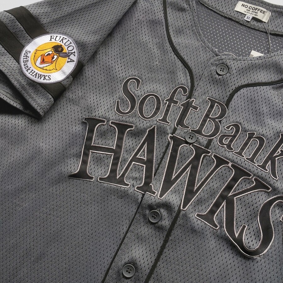 福岡軟銀x ＮＯ ＣＯＦＦＥＥ 刺繡球衣-細節圖4