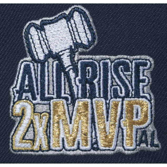 Aaron Judge 2xMVP 深藍全封帽-細節圖2