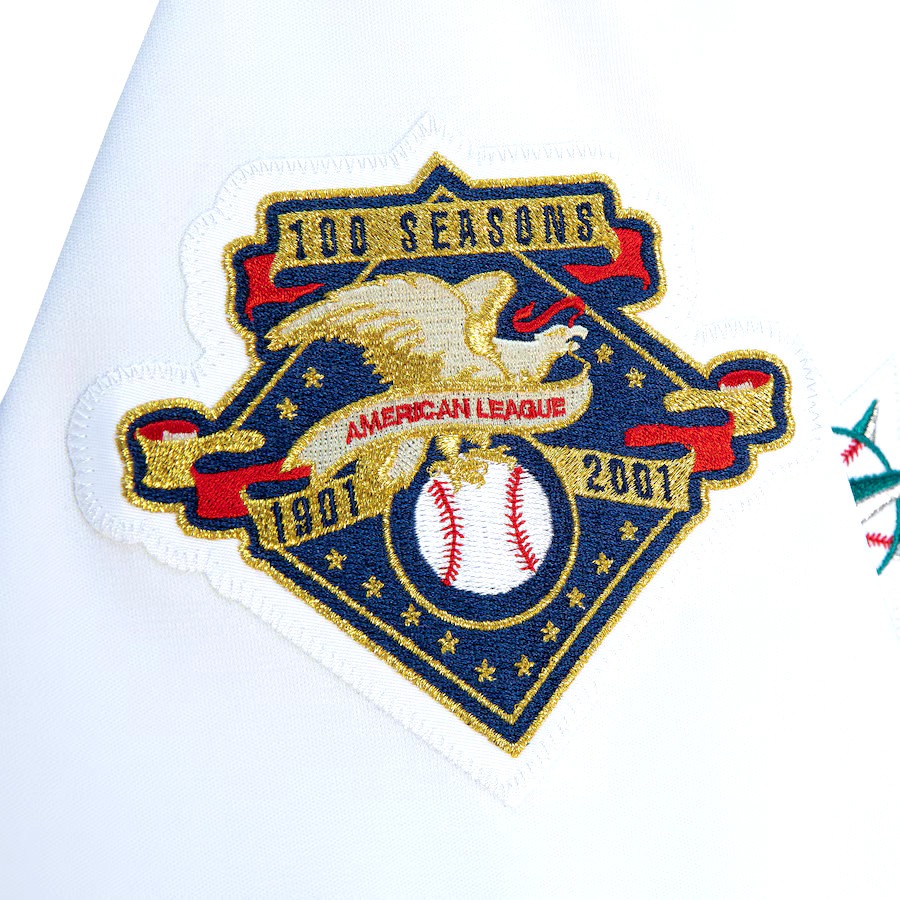 古柏鎮名人堂 鈴木一朗 Mitchell & Ness AU 2001主場球衣-細節圖4