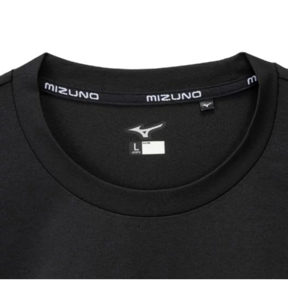 美津濃 吸汗速乾黑色野球T-細節圖4