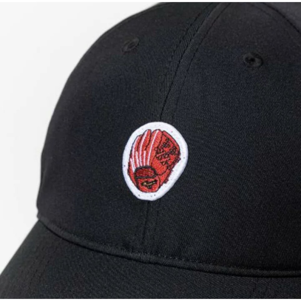 美津濃 黑色野球帽-細節圖2