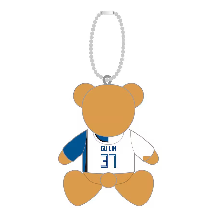 北海道火腿鬥士 古林睿煬 制服熊鑰匙鏈-細節圖2