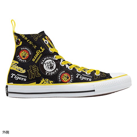 阪神虎xCONVERSE CANVAS ALL STAR HI帆布鞋-細節圖3