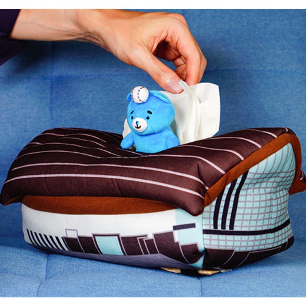 北海道火腿鬥士 ES CON FIELD HOKKAIDO 面紙盒-細節圖3