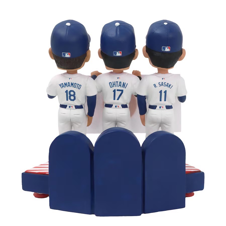 洛杉磯道奇 日本三球星國旗公仔-細節圖2