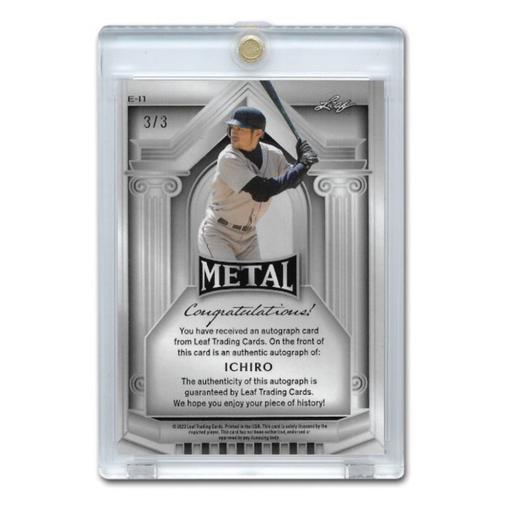 鈴木一朗 親筆簽名球員卡-細節圖2