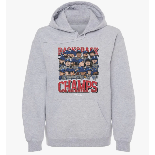 洛杉磯道奇 2025世界大賽冠軍 Back 2 Back Champs 帽T-細節圖2