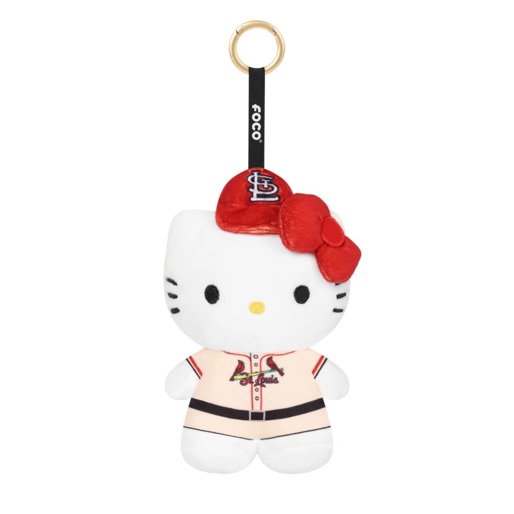 MLB Hello Kitty 鑰匙圈娃娃-細節圖2