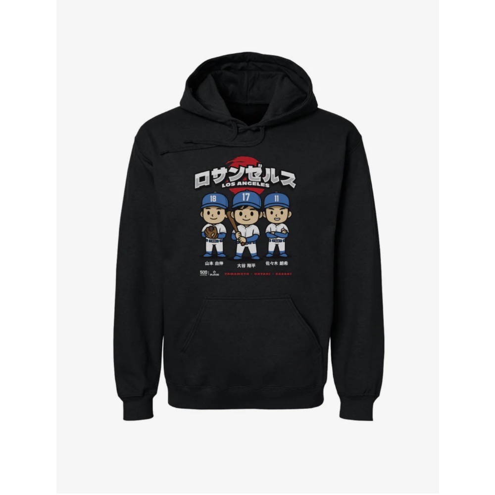 洛杉磯道奇  D Chibi Anime帽T（三色）-細節圖3