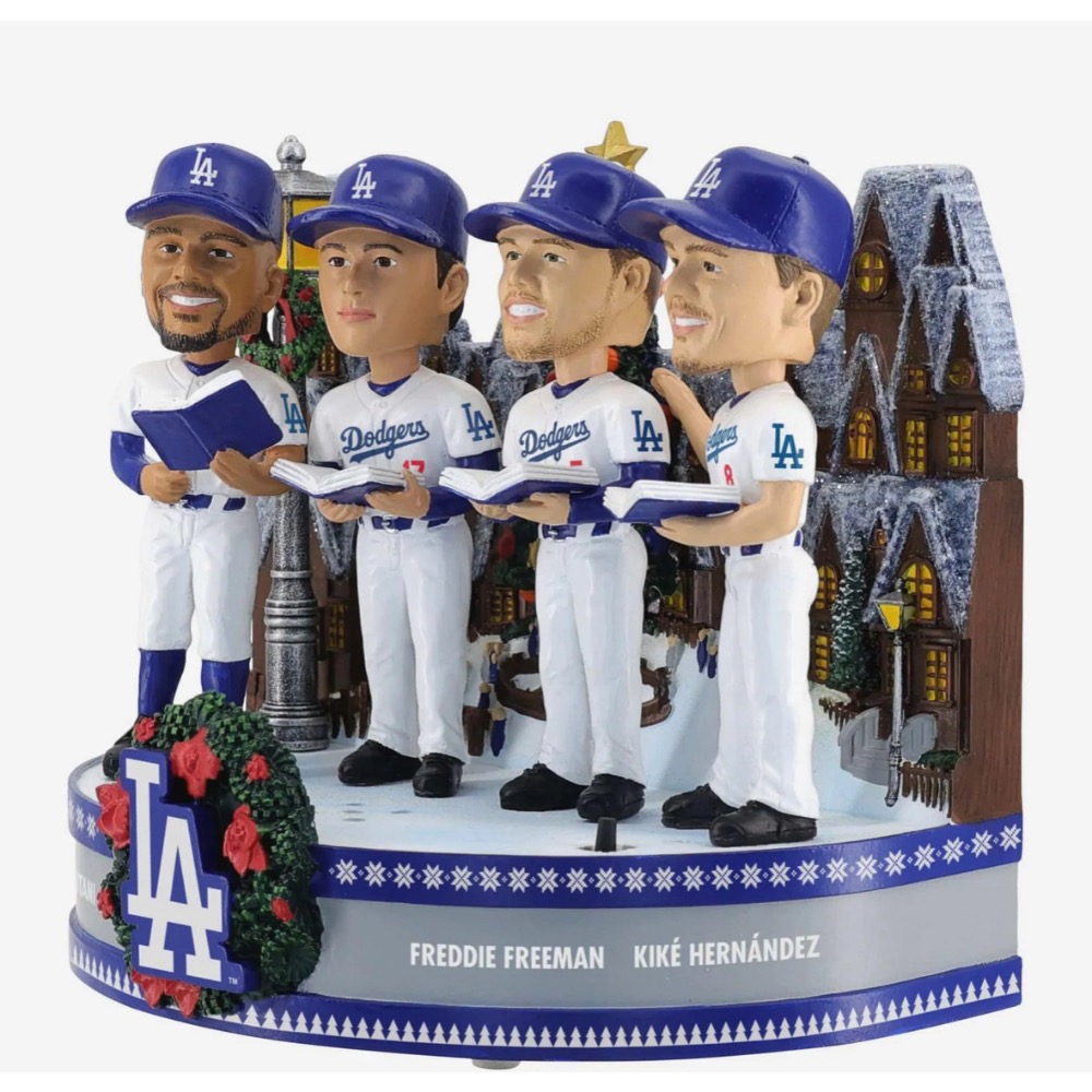 洛杉磯道奇 聖誕節公仔-細節圖2