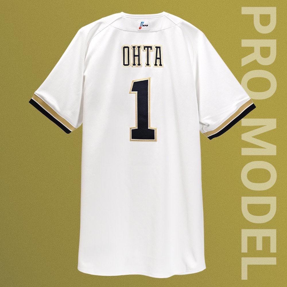 歐力士猛牛 Pro Model主場有背號球衣-細節圖2