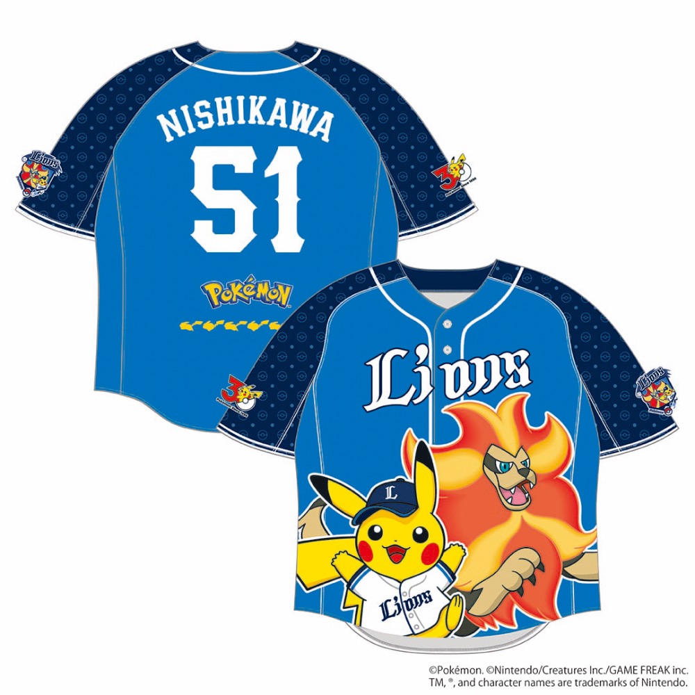 西武獅 寶可夢球員背號球衣-細節圖6