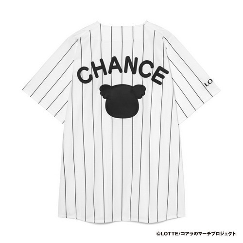 千葉羅德海洋 小熊餅乾白色棒球衫-細節圖2