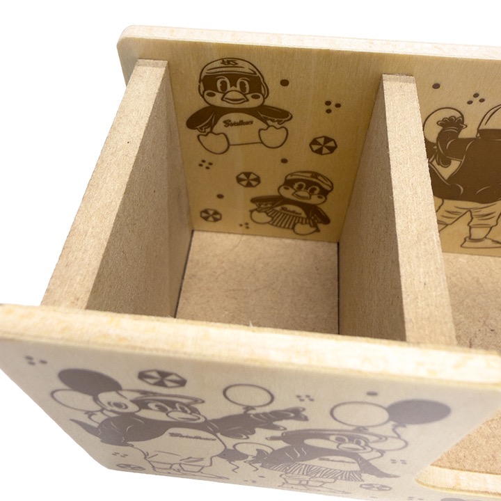 養樂多燕子 木製儲物盒-細節圖3