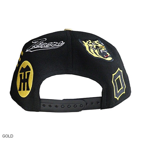 阪神虎 歷代LOGO球帽（金黃）-細節圖5