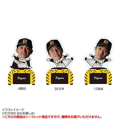 阪神虎 球員壓克力車車（隨機出貨）-細節圖3