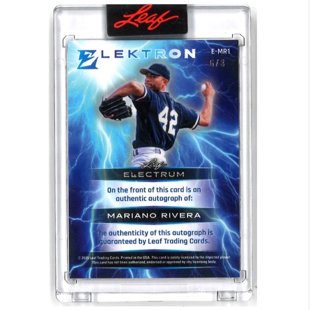 Mariano Rivera 親筆簽名卡-細節圖2