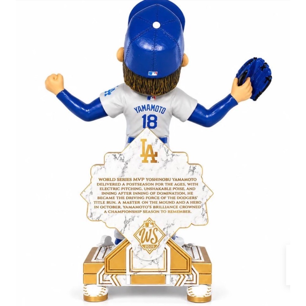 山本由伸 世界大賽MVP 勝利怒吼公仔-細節圖2