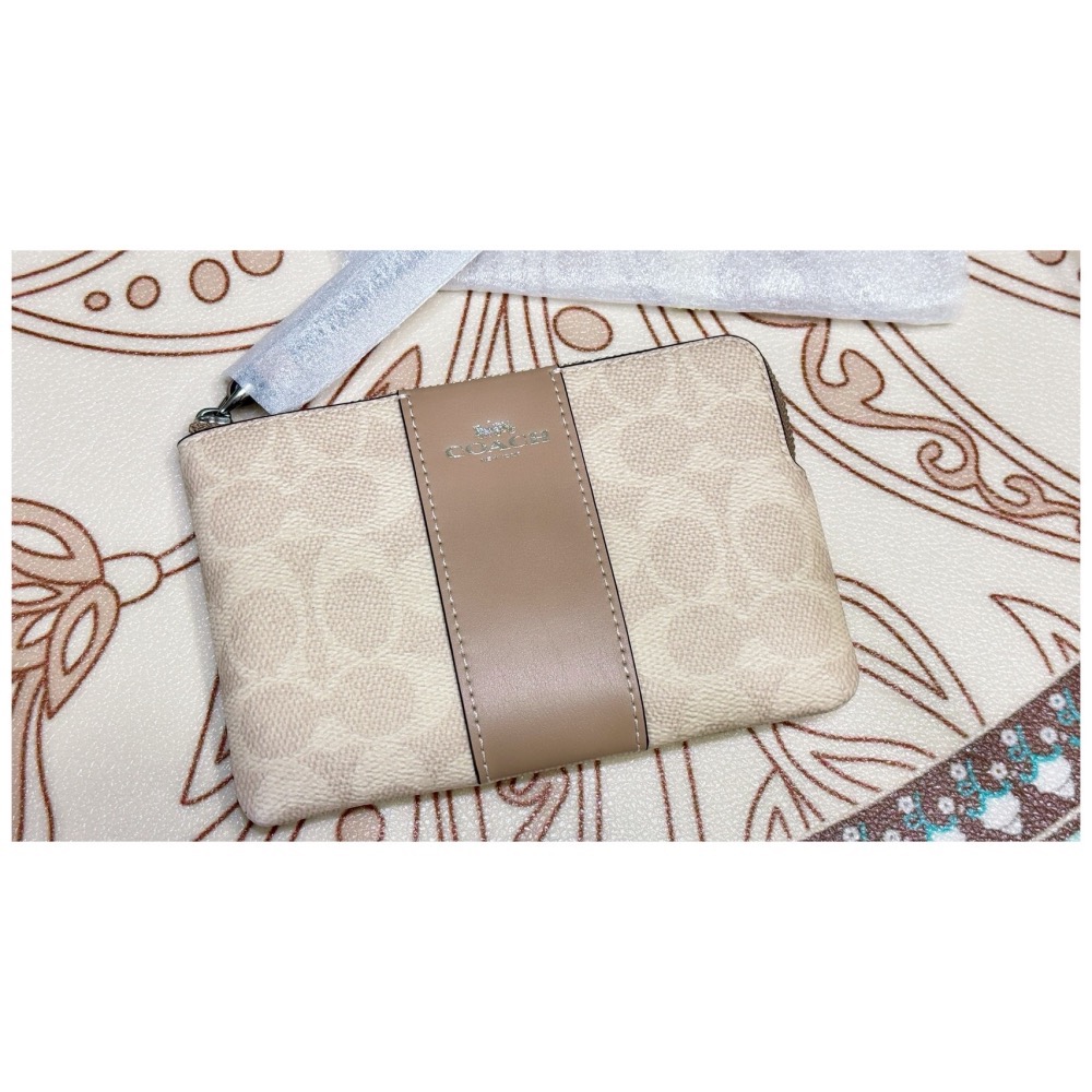 [COACH] Coach 小款-單層L型拉鍊小手拿包/零錢包 [美國正品 現貨在台]-細節圖5