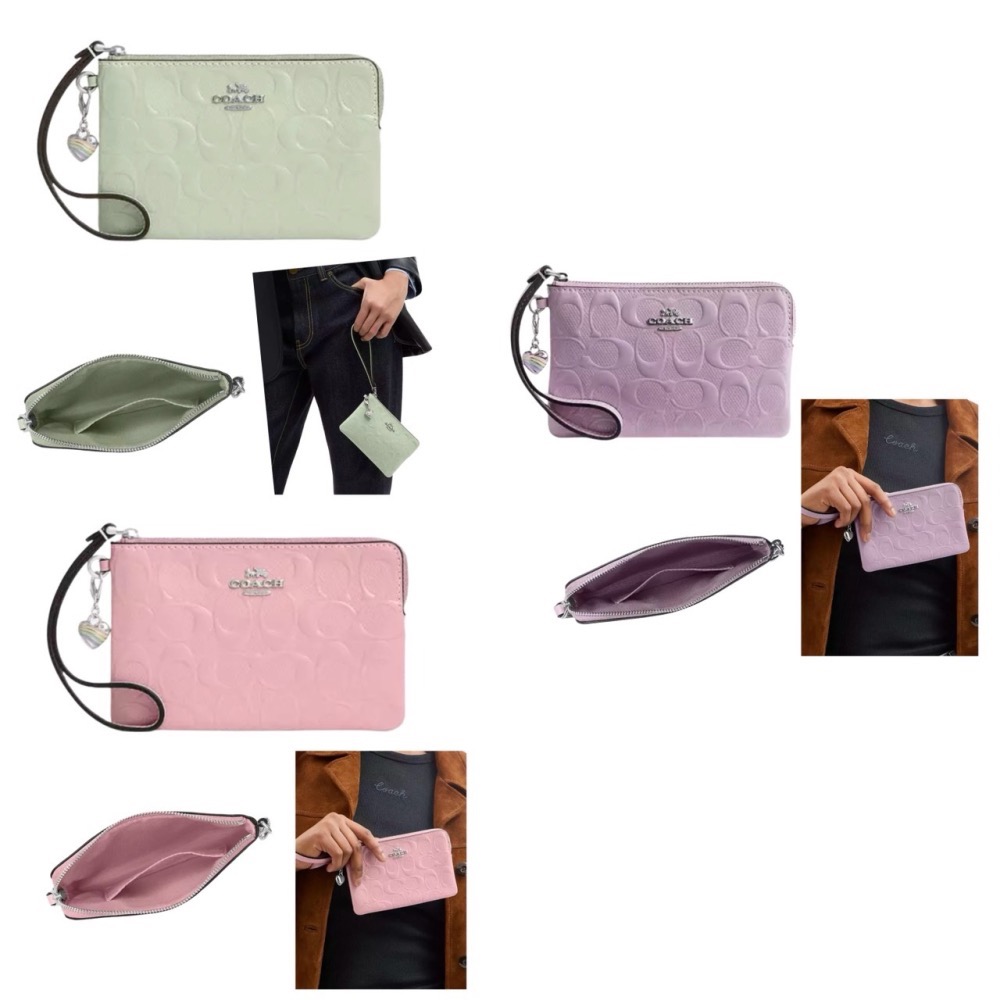 [COACH] Coach 小款-單層L型拉鍊小手拿包/零錢包 [美國正品 現貨在台]-細節圖7